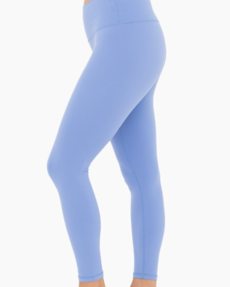 butter soft 7/8 legging - powder blue