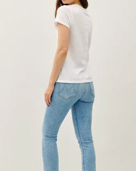 essential cotton tee -white