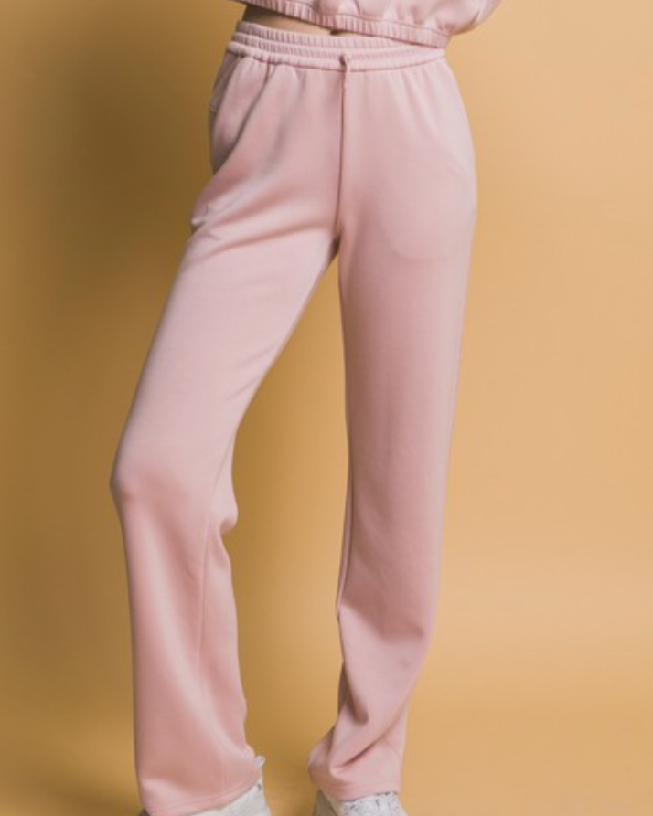 joie athleisure pants - soft pink