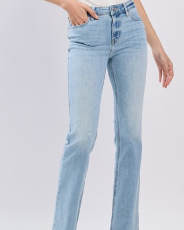 drift bootcut jean - light wash