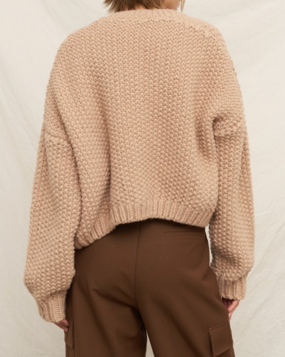 dali cardigan - taupe