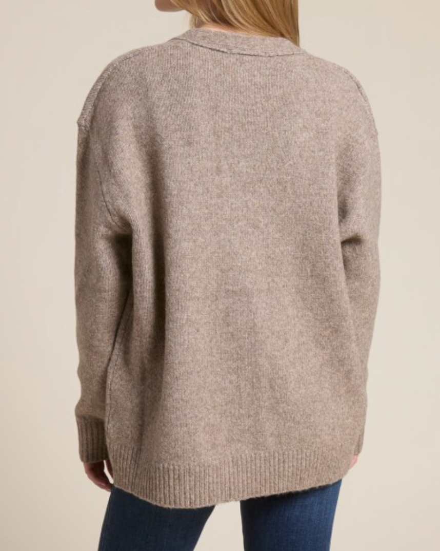 the hangout cardigan - latte