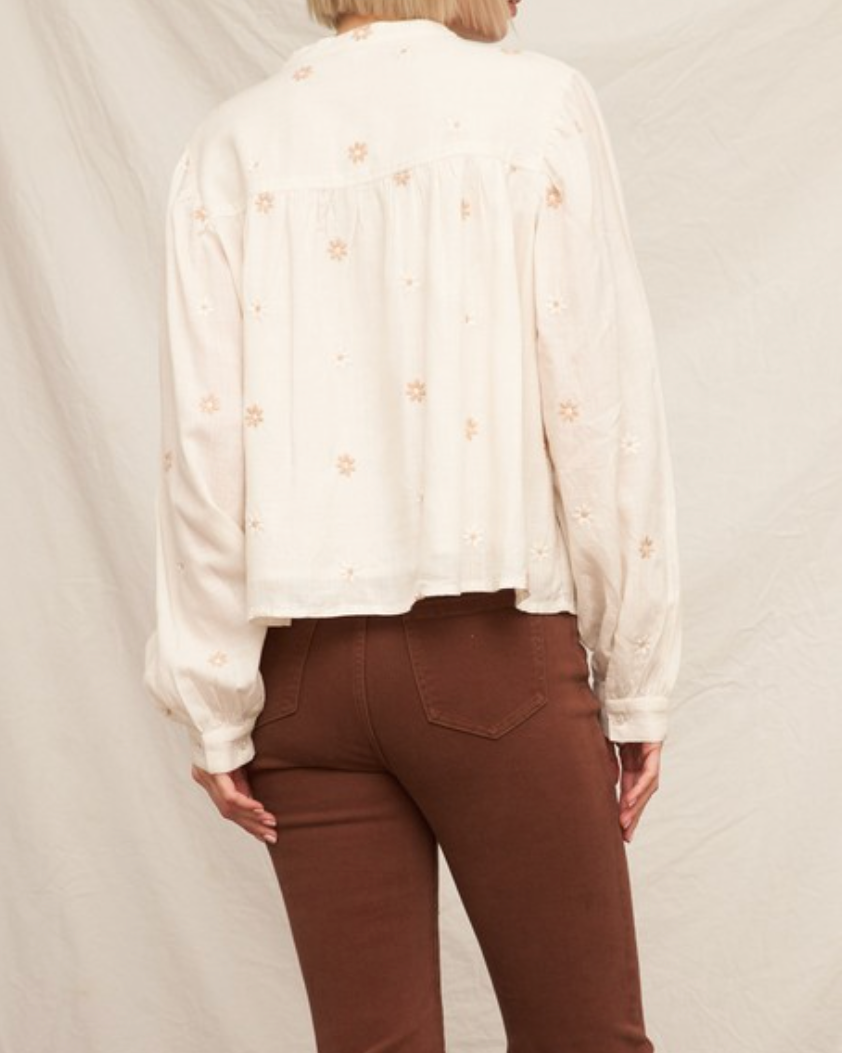 daisy blouse - ivory