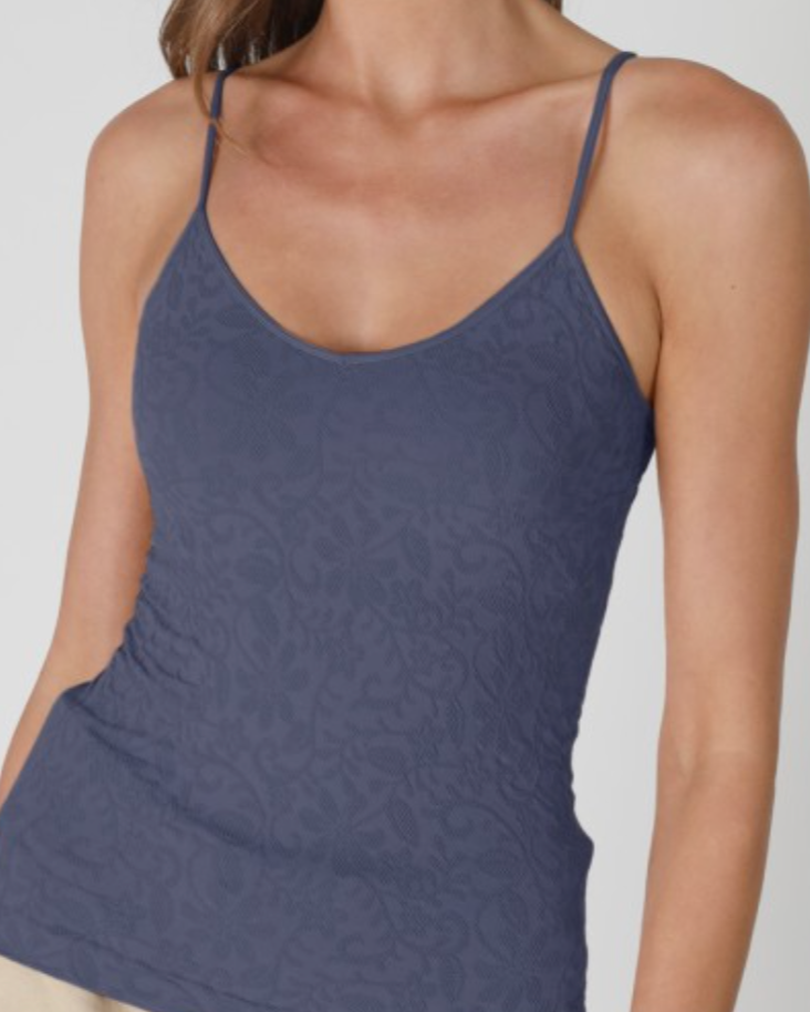 chantilly lace cami - teal