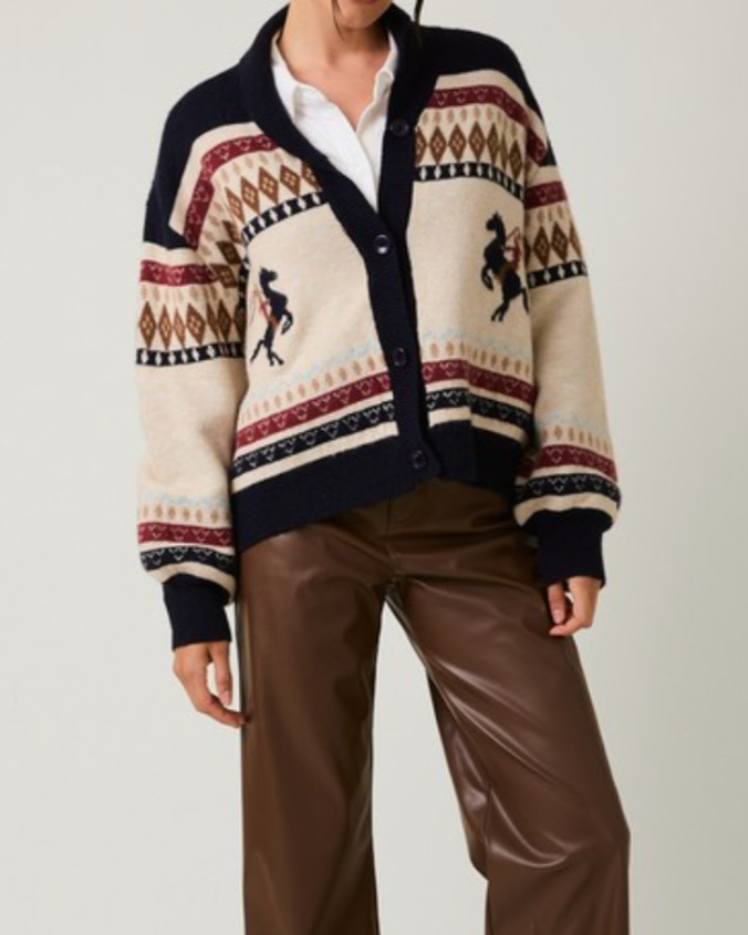 jessie fairisle cardigan
