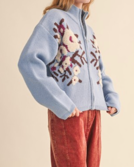 woodland bloom -blue