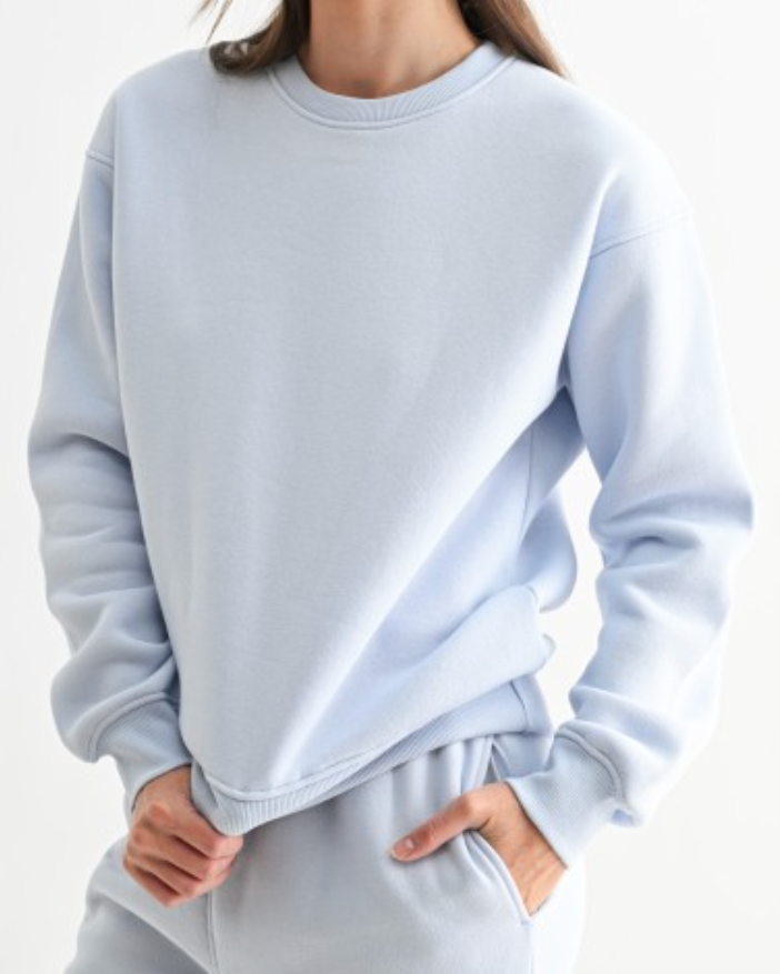 aura sweatshirt - cloud blue