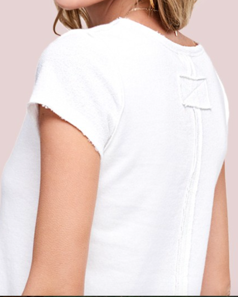 bailey soft top - white