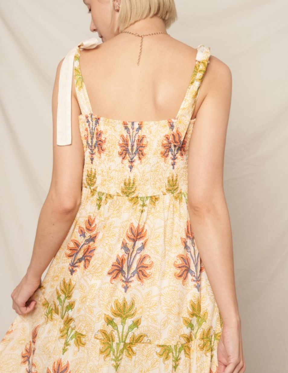 Jardin d'Été Dress - yellow