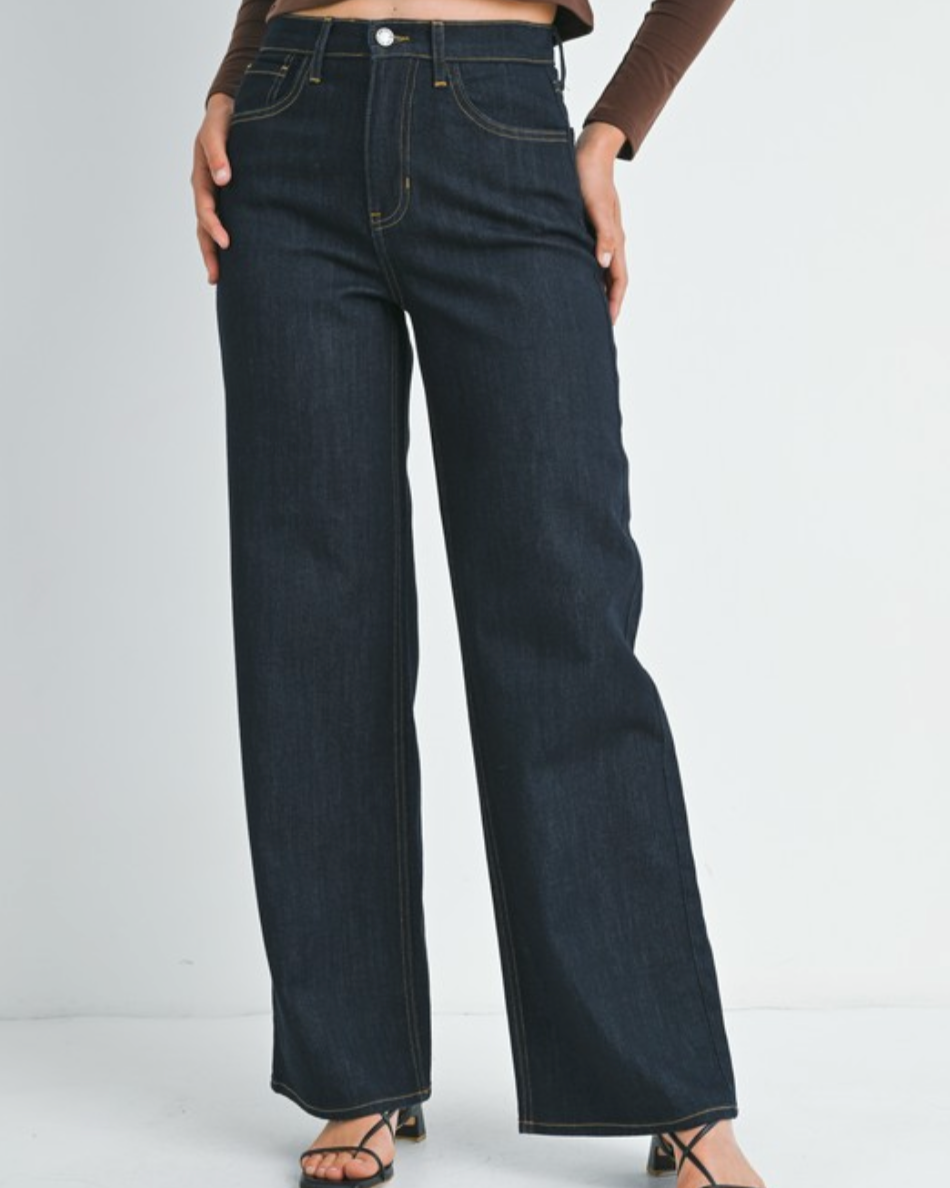 Midnight in Milan Wide Leg Jean