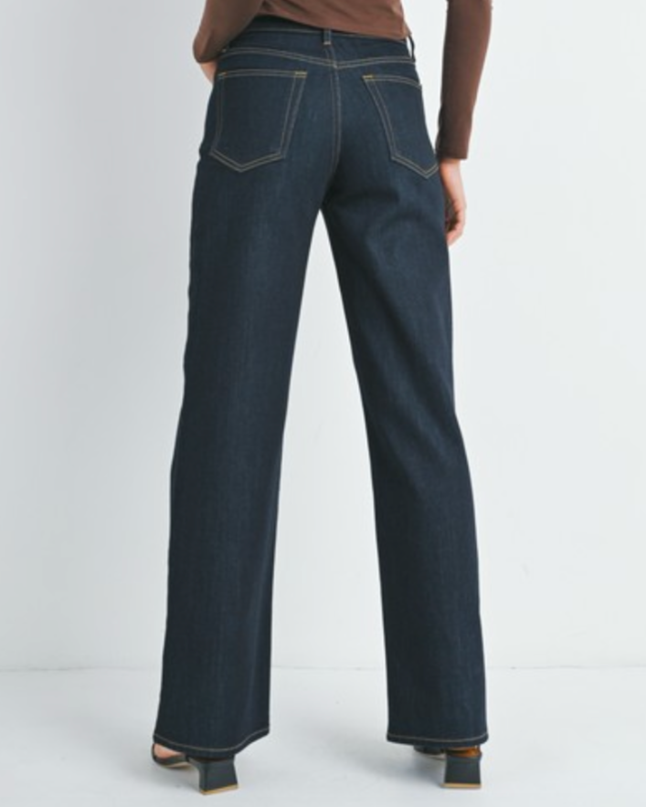 Midnight in Milan Wide Leg Jean