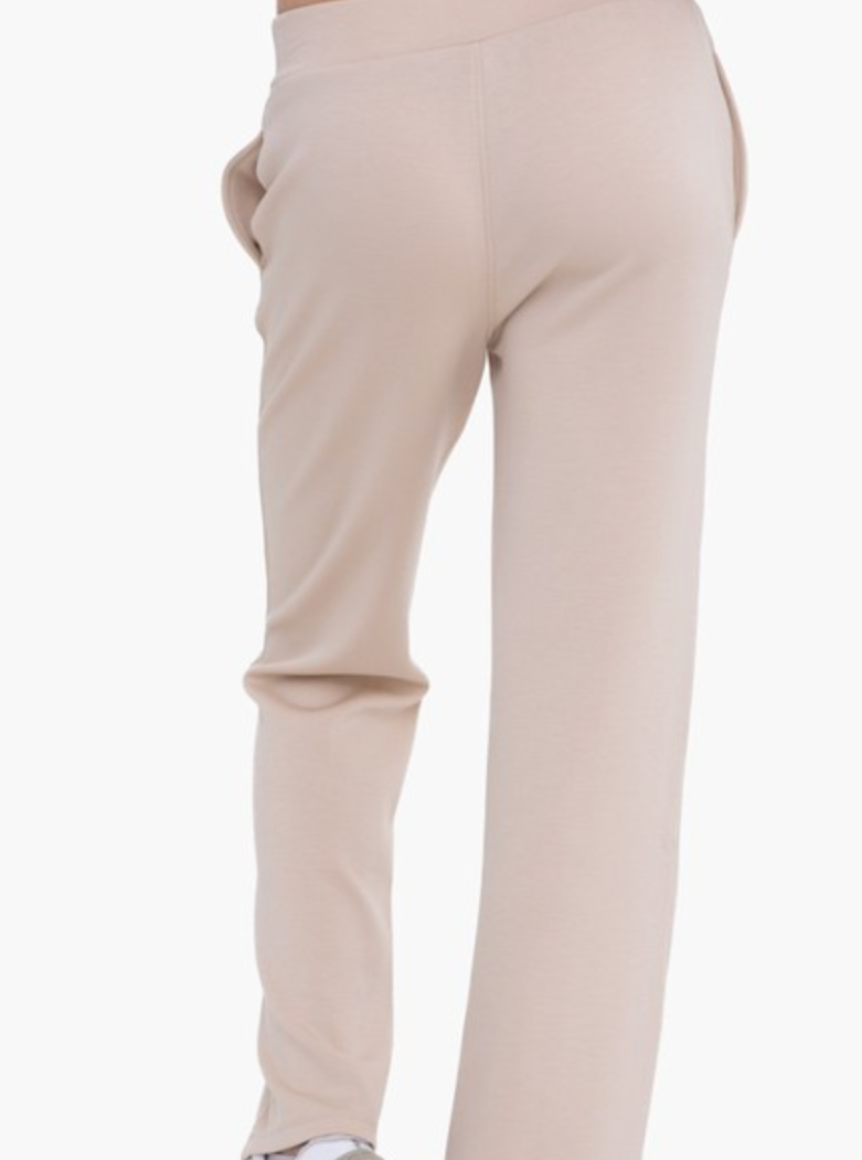 namaste flare lounge pants - natural