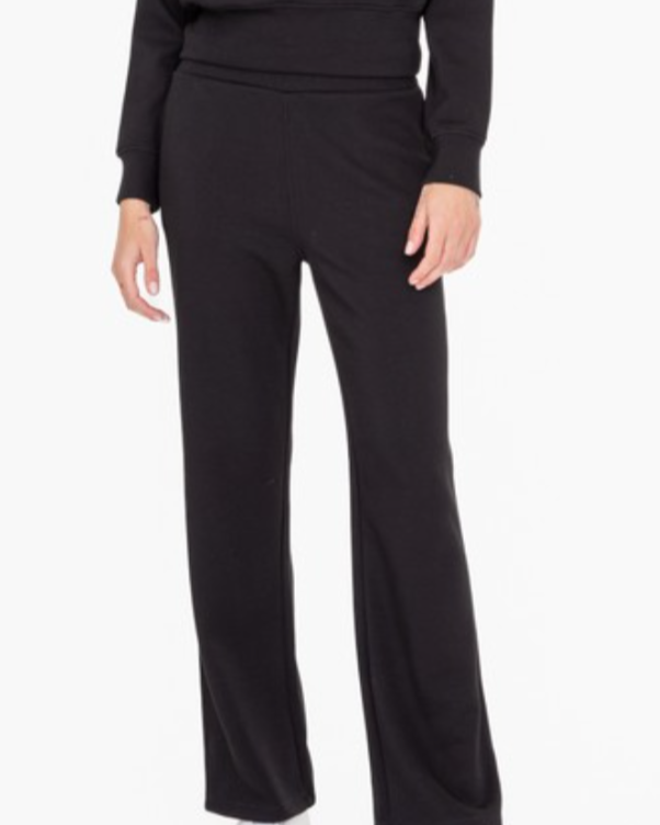 namaste flare lounge pants - black