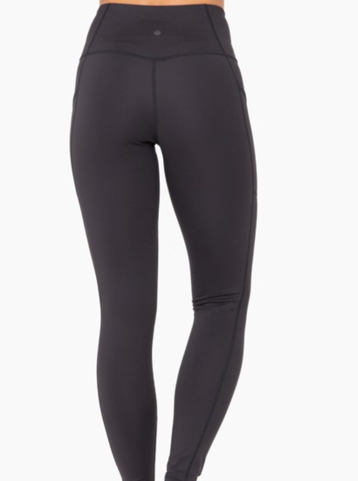 buttercup legging with side pockets - black