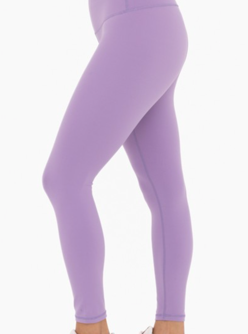 butter soft 7/8 legging -lavender