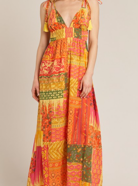 sunsplash soirée maxi dress