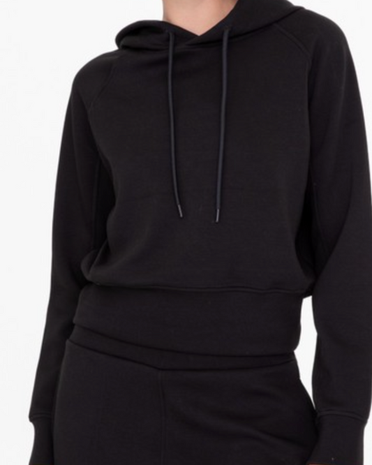 namaste hoodie - black