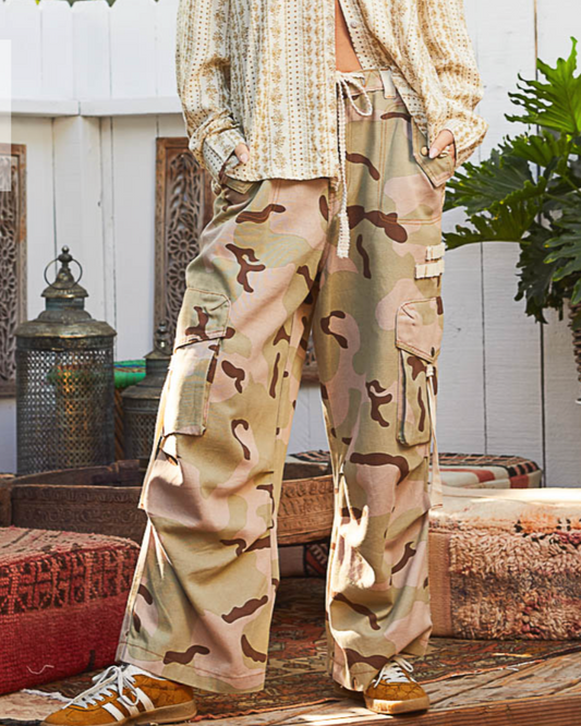 camo baggy cargo pant