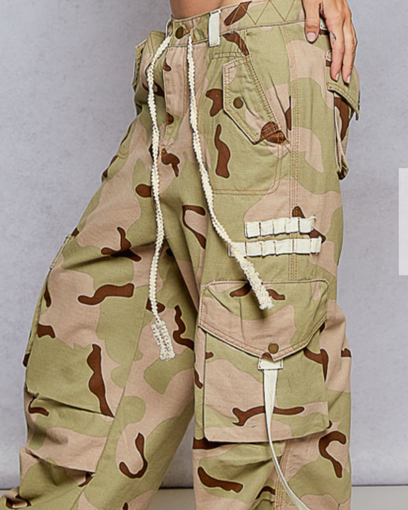 camo baggy cargo pant