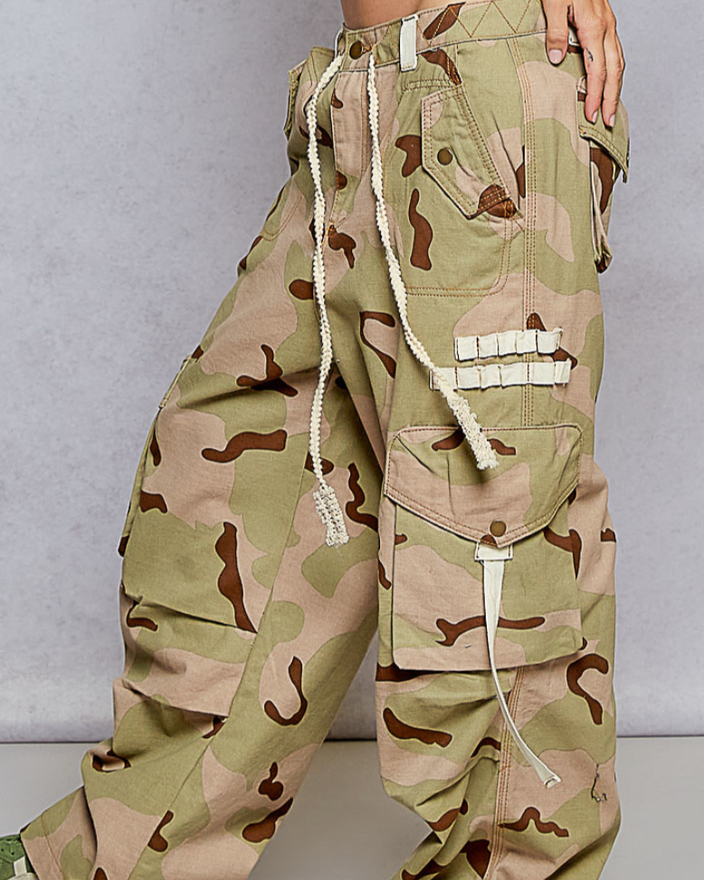camo baggy cargo pant
