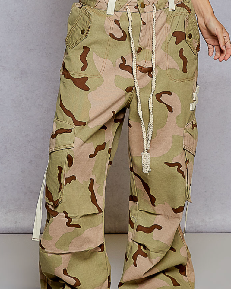 camo baggy cargo pant
