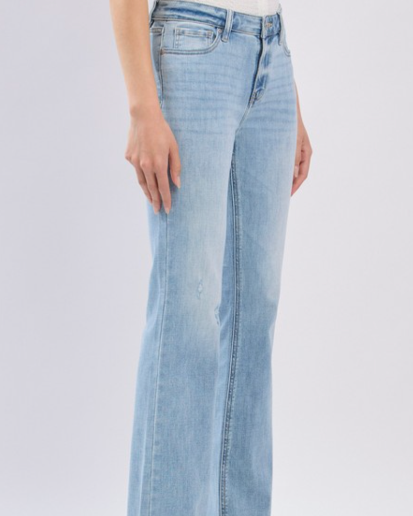 drift bootcut jean - light wash