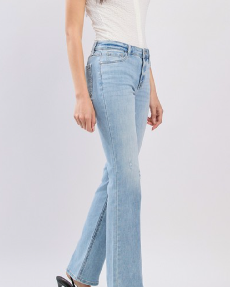 drift bootcut jean - light wash