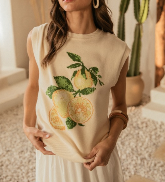 Limoncello Breeze Sweater - ivory