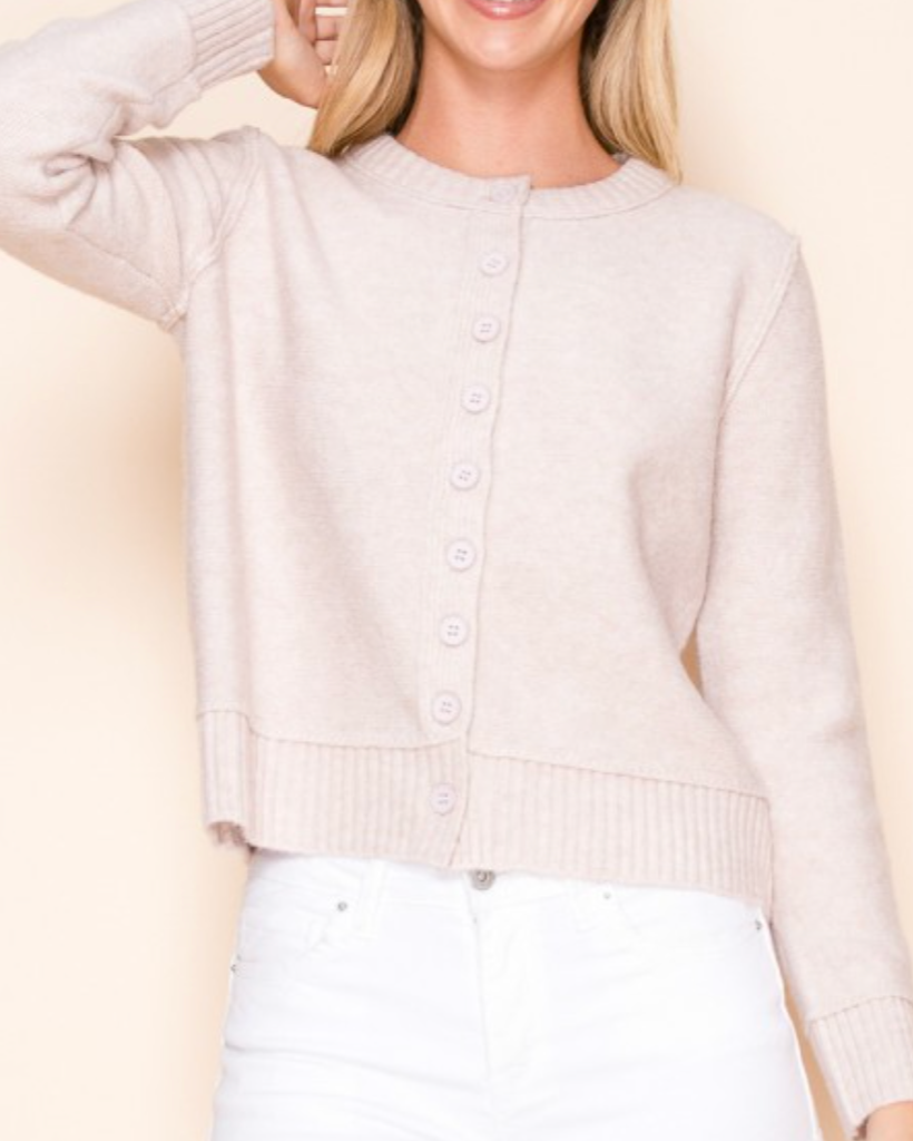 reef soft cardigan - beige