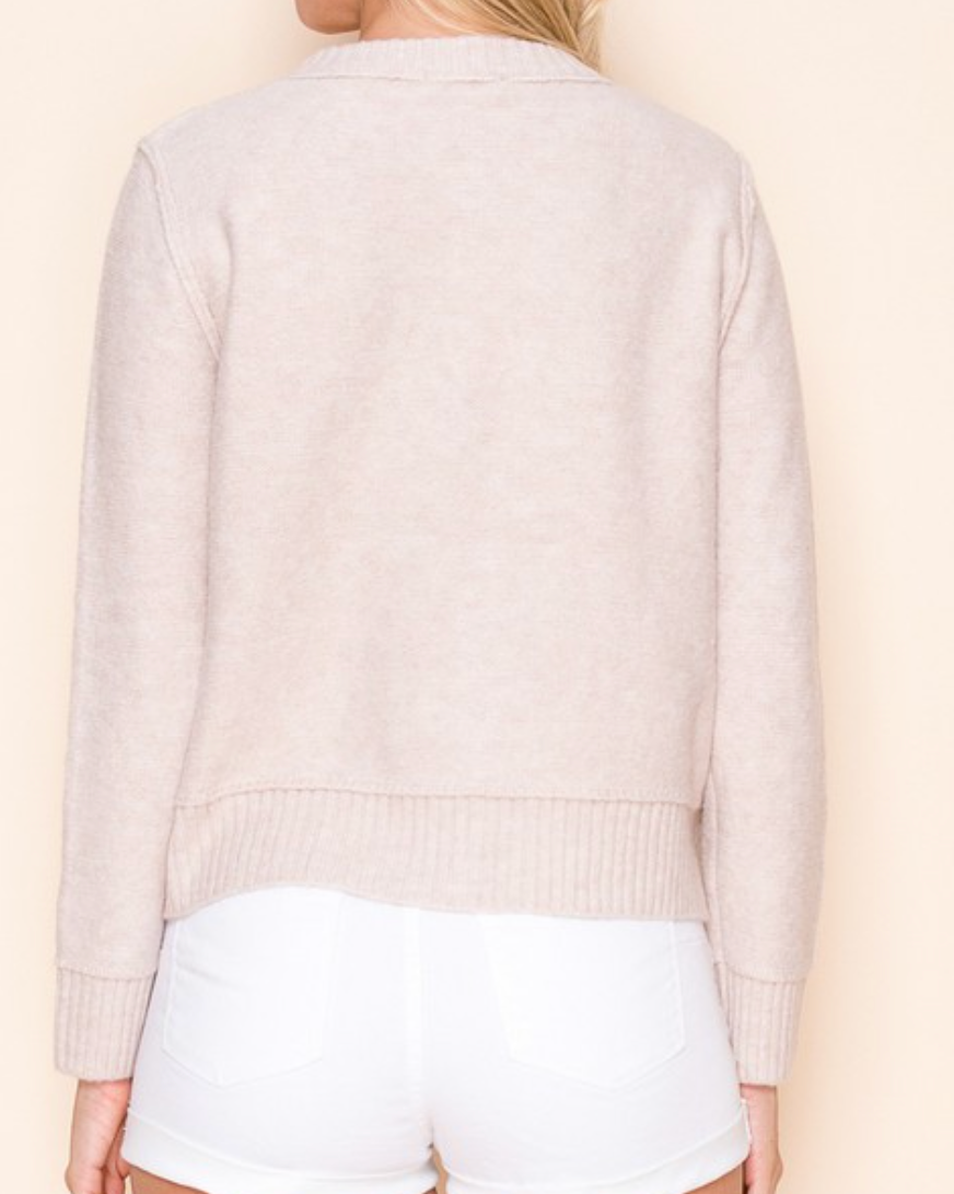 reef soft cardigan - beige