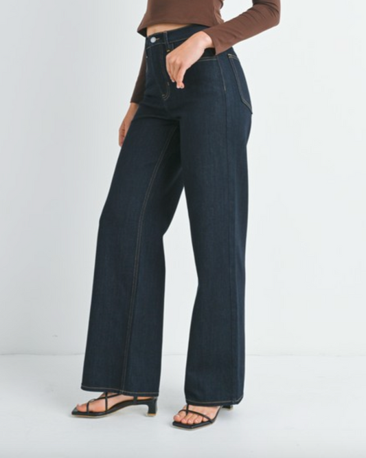 Midnight in Milan Wide Leg Jean
