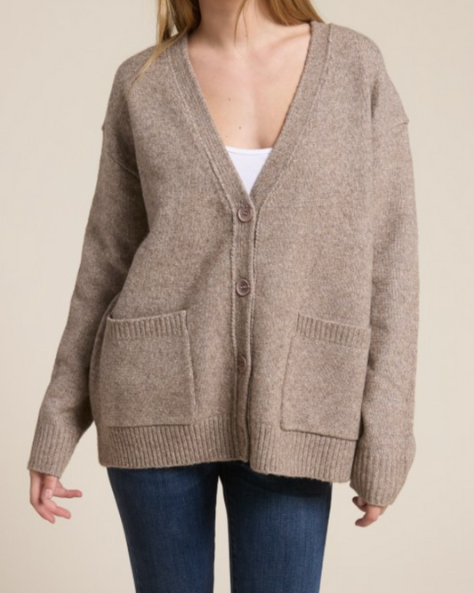 the hangout cardigan - latte