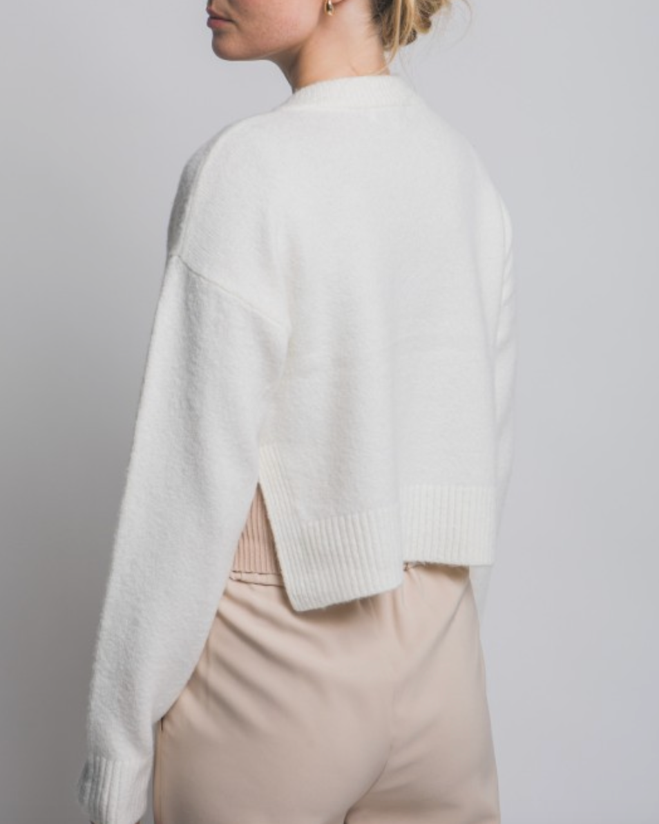 the snug cardigan - ivory