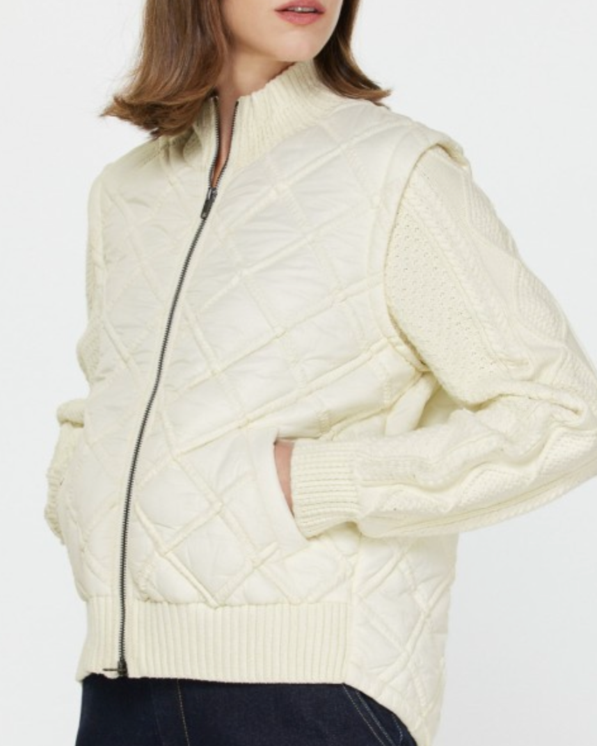 sutton jacket - ivory