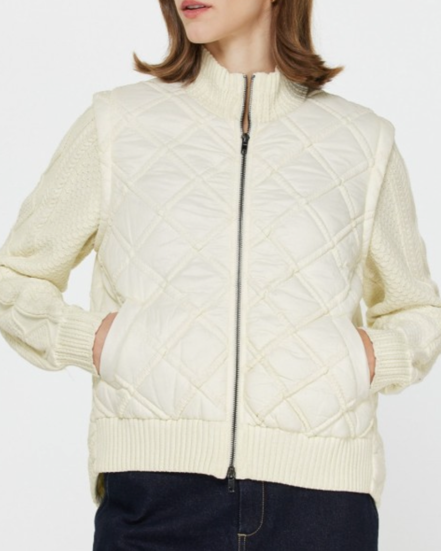 sutton jacket - ivory