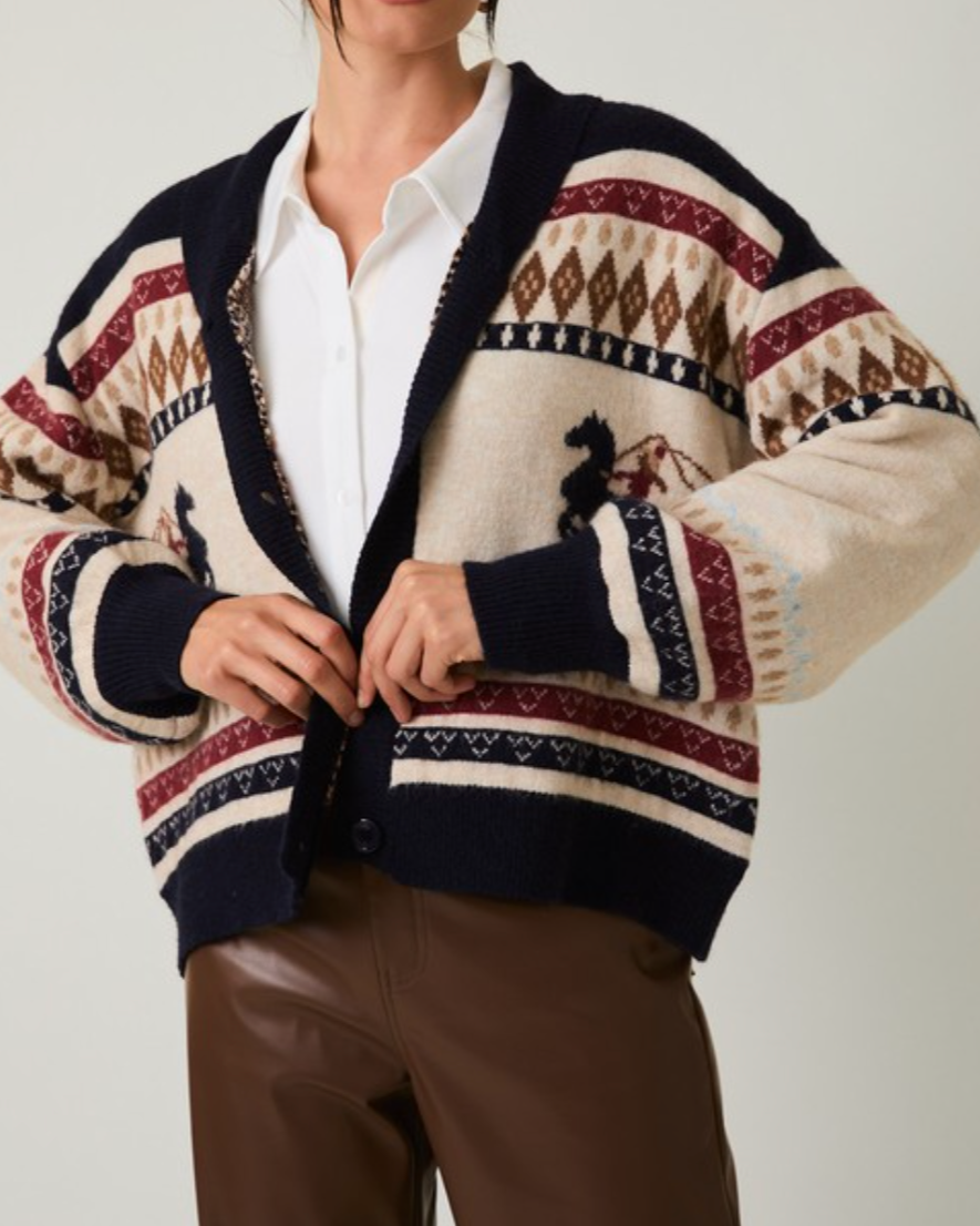 jessie fairisle cardigan
