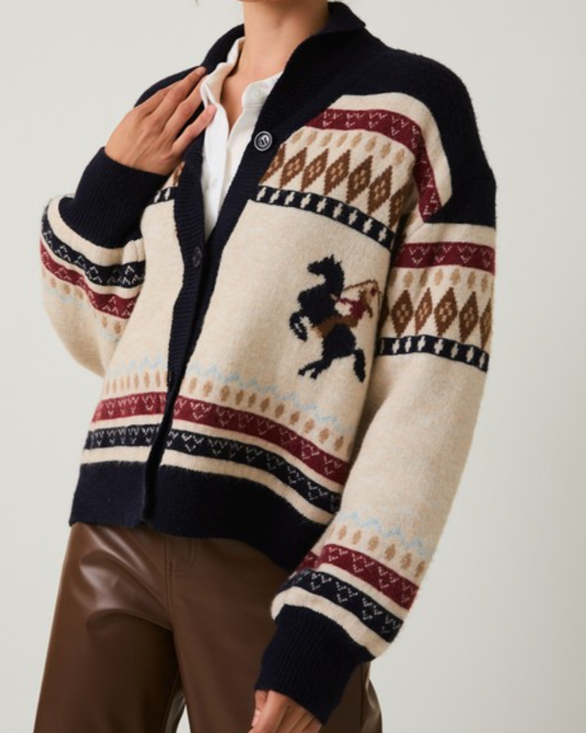 jessie fairisle cardigan