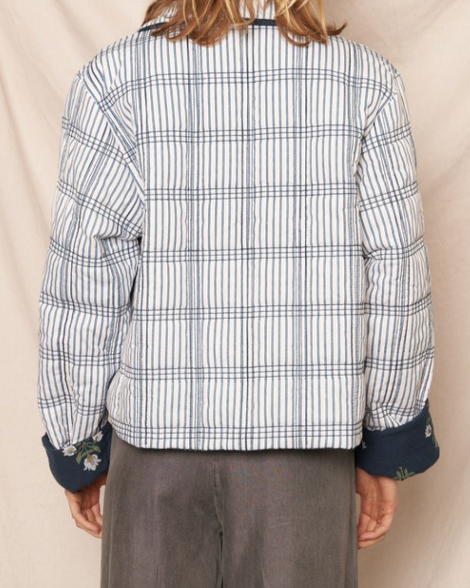 bloom jacket - denim blue