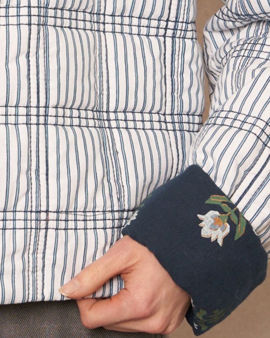 bloom jacket - denim blue