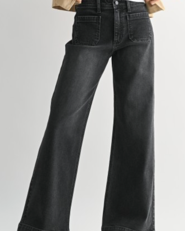 drifter black denim jean