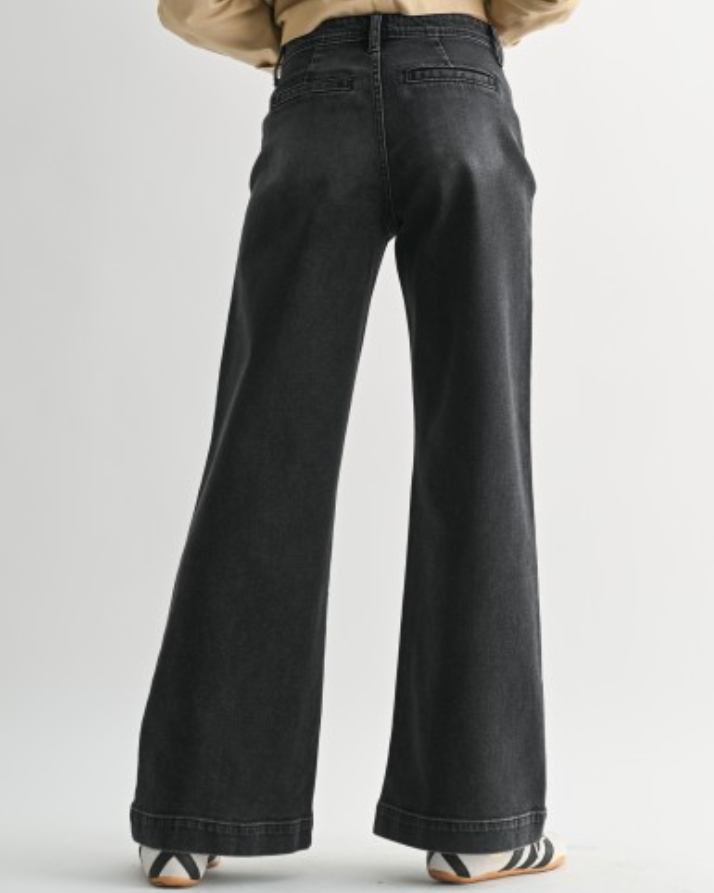 drifter black denim jean