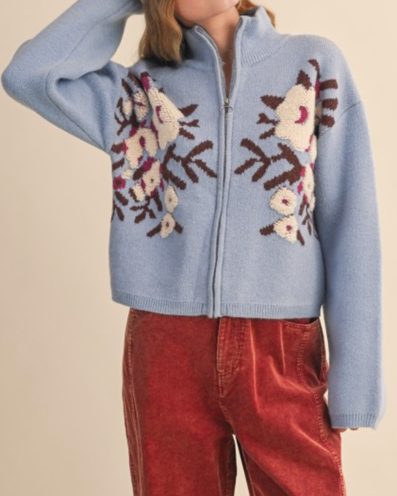 woodland bloom -blue