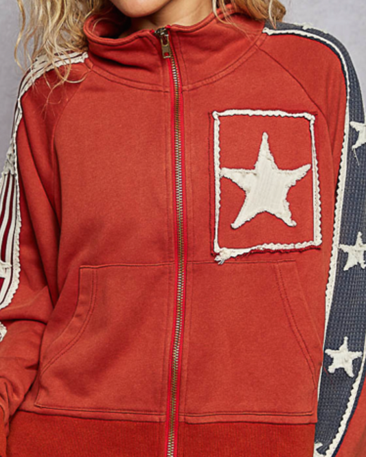 stargirl sweatshirt - carnelian orange