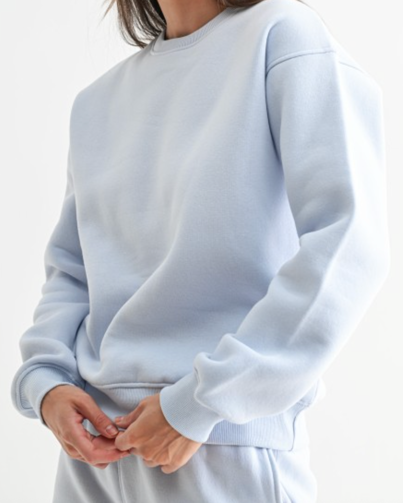 aura sweatshirt - cloud blue