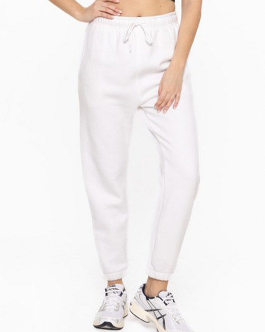 aura sweatpants - white
