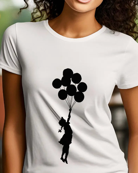 banksy graffiti flying balloons