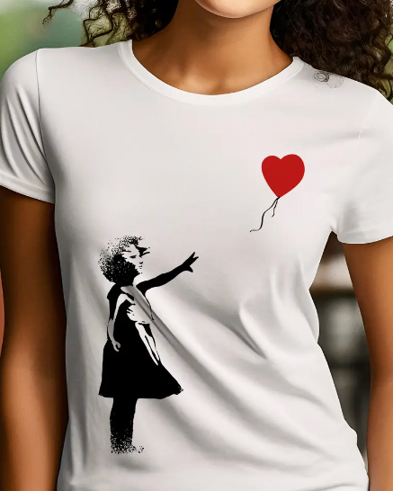 banksy graffiti red balloon
