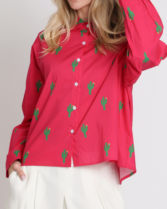 sonora blouse - fuschia