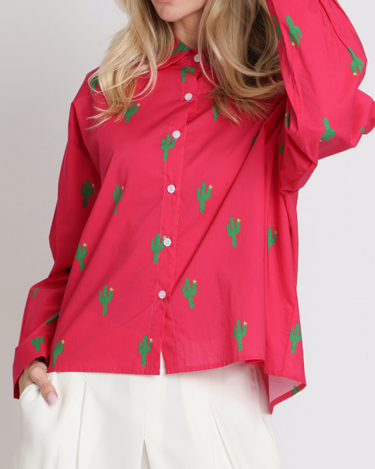 sonora blouse - fuschia