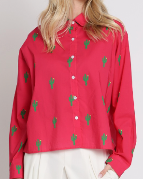 sonora blouse - fuschia